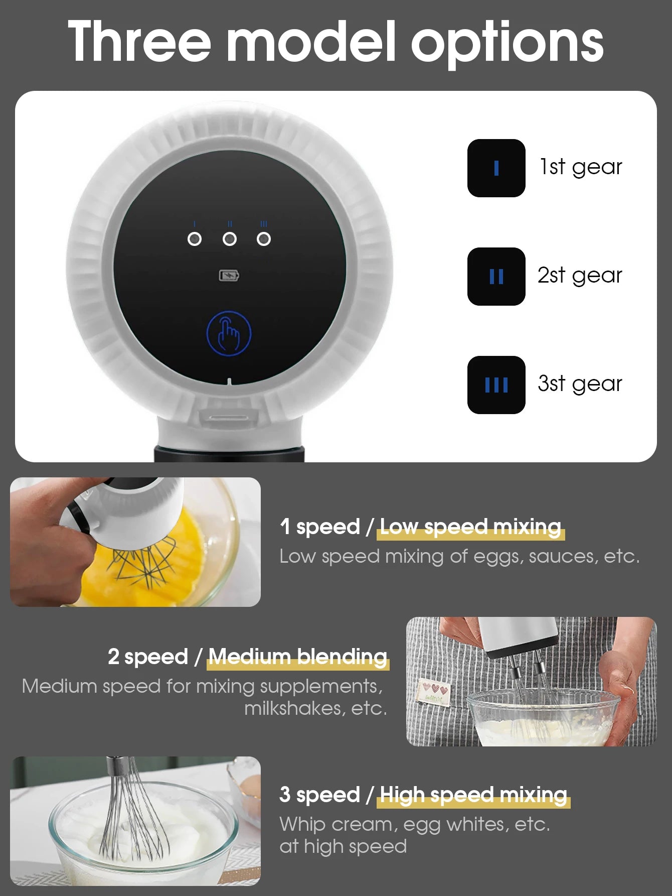 QuickMix Cordless Power Hand Whisk