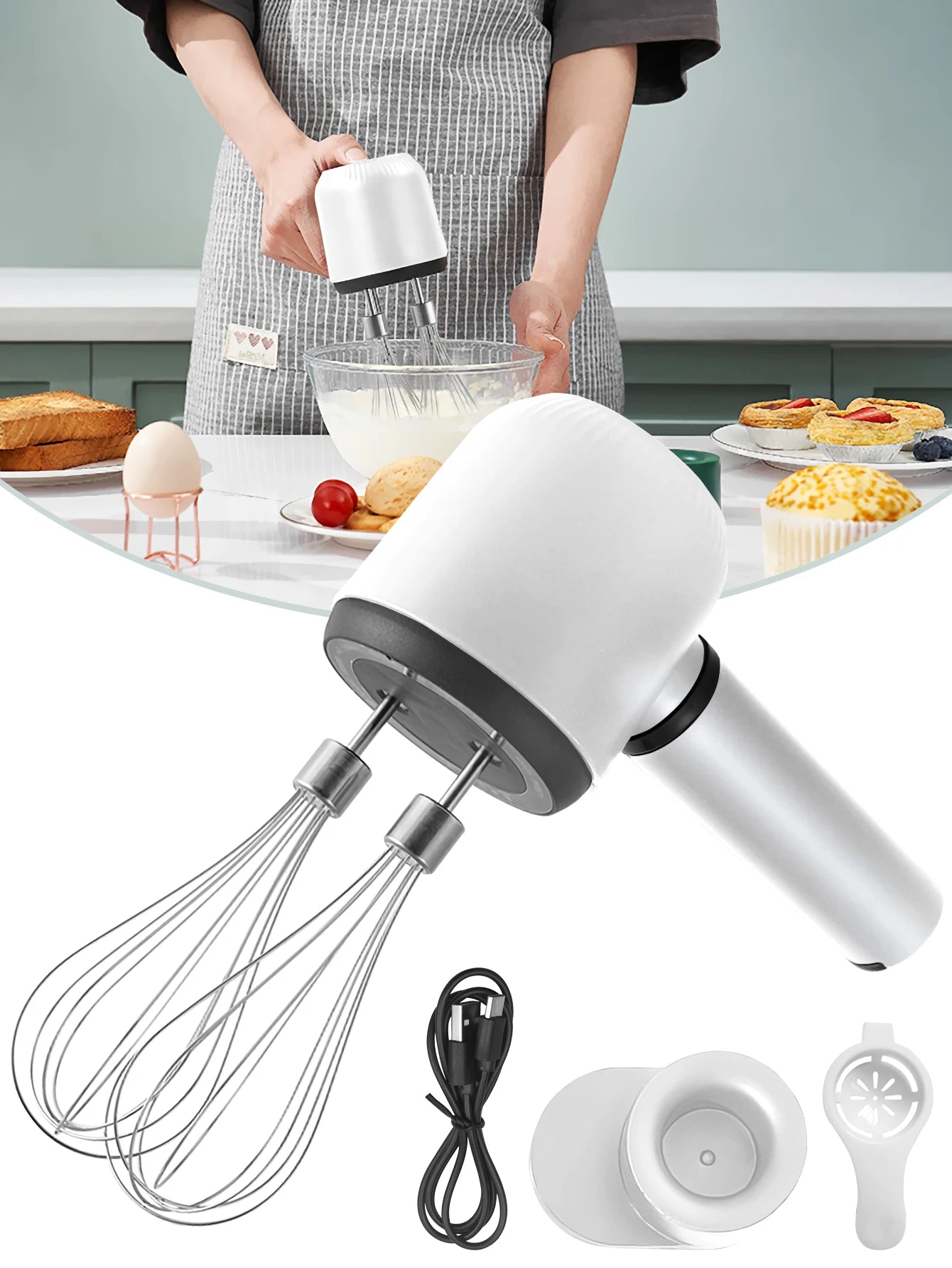 QuickMix Cordless Power Hand Whisk